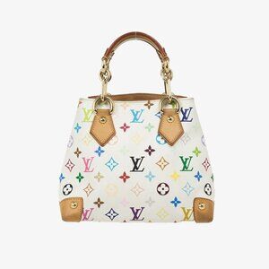 Louis Vuitton X Murakami White Monogram 2005 Vintage Audra Bag